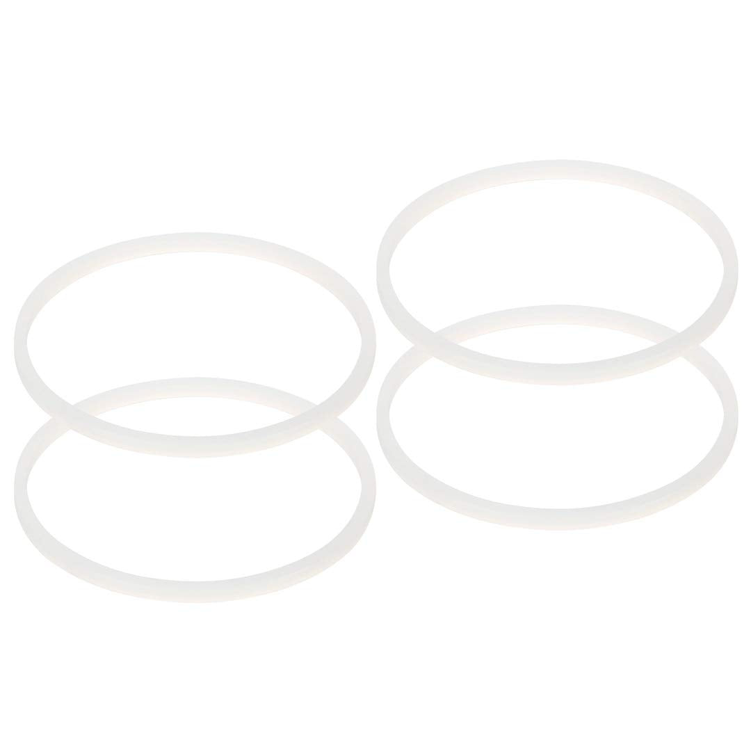4 Pack Gaskets Replacement Part Compatible with Magic Bullet MB-1001 Blenders White