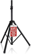 Universal Speaker Stand Mount Holder Heavy Duty Tripod w/ Adjustable Height from 40” to 71” and 35mm Compatible