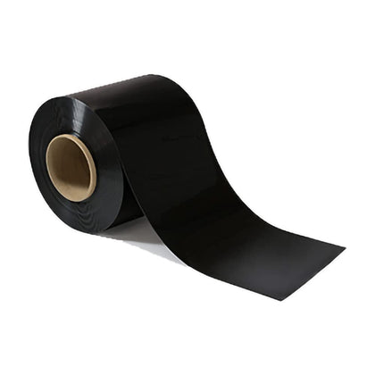 PVC Strip Curtain Door Bulk Roll Opaque Black Size 8" Wide x .08 Thick NSF/USDA Food Service Approved