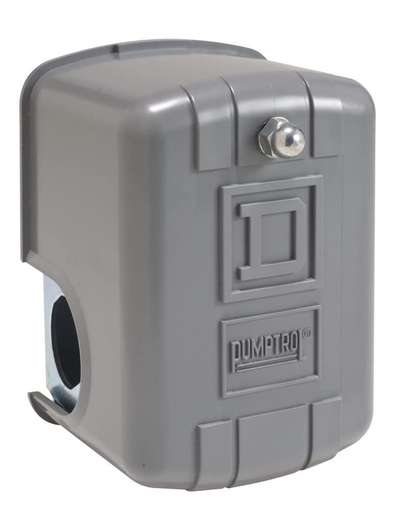 Telemecanique Sensors 9013FSW2J21 Air-Pump Pressure Switch, NEMA 3R, 30-50 psi Pressure Setting, 20-65 psi Cut-Out, 15-30 psi Adjustable Differential