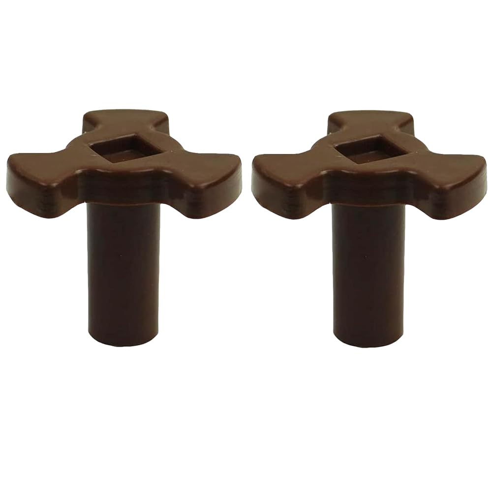 TOP-MAX 2pcs Microwave Plastic Y Coupler with Roller Guide Holder, Shaft Height 2.2cm, Replacement Part for Stable Glass Tray Rotation
