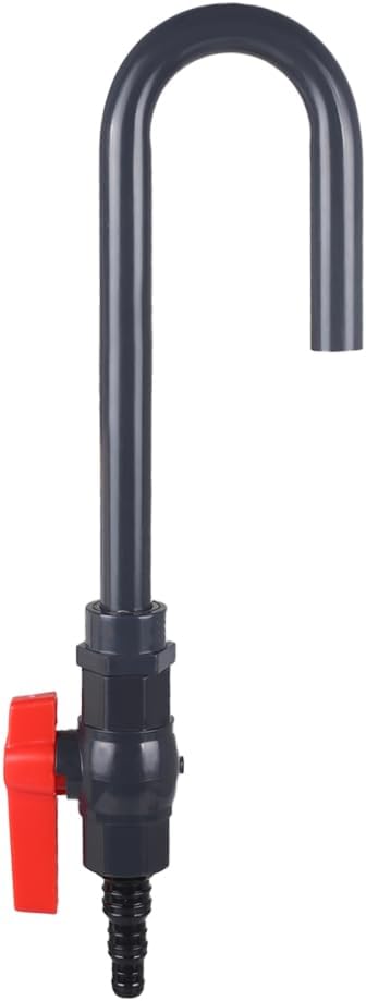 Aquarium Water Changer, PVC Aquarium Water Filler Hanging Fish Tank Hook Filler with Flow Switch for 1/2“, 5/8”, 3/4”
