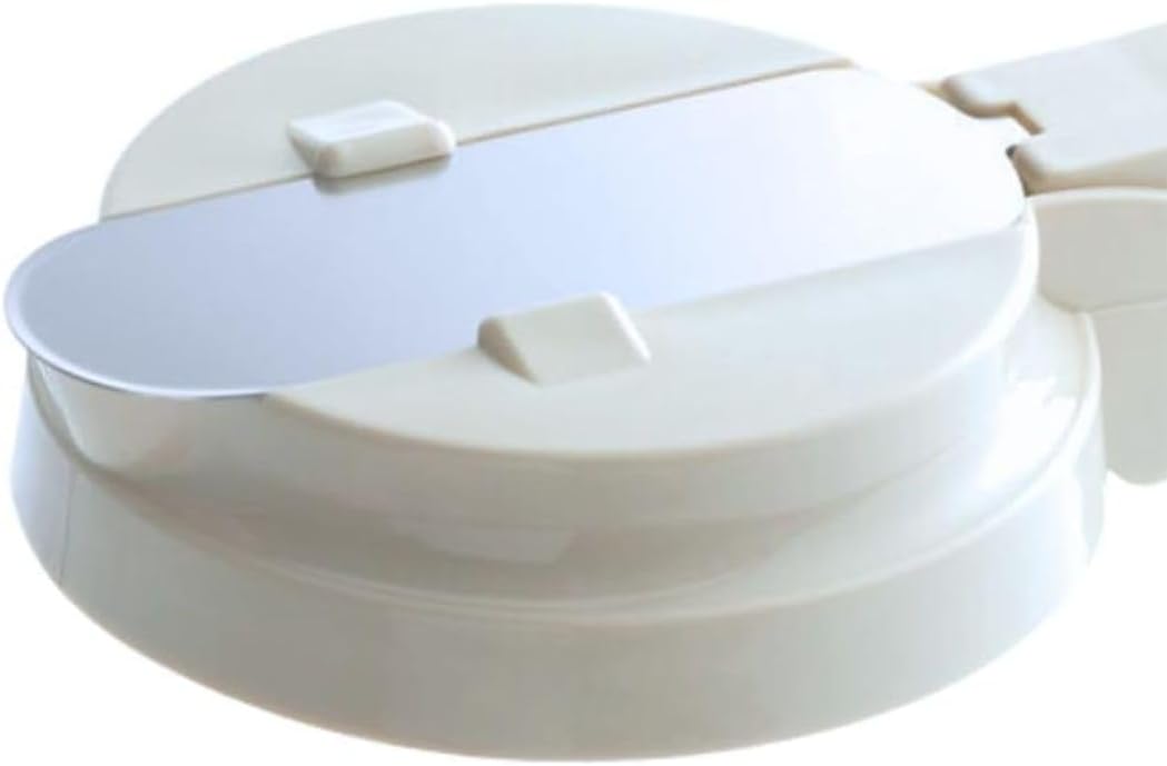 Syrup Dispenser Lid Replacement White Color Plastic Set of 4- Fits 32 and 48 oz Syrup Dispensers Easy Pour Spout