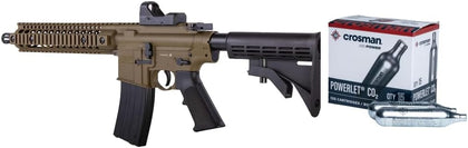 Full Auto R1 CO2 BB Rifle + Red Dot + 15-Count CO2 | Full Auto R1 Rifle - Red Dot Sight Included - 15-Count Co2