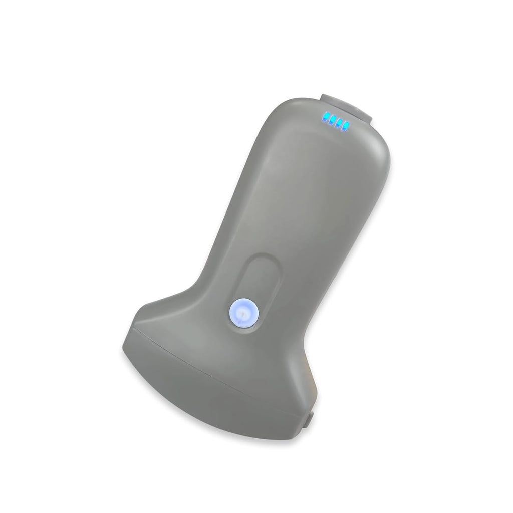 Wireless Convex Abdominal Ultrasound Probe - Handheld Portable Scanner & Medical Training Device for Clinical