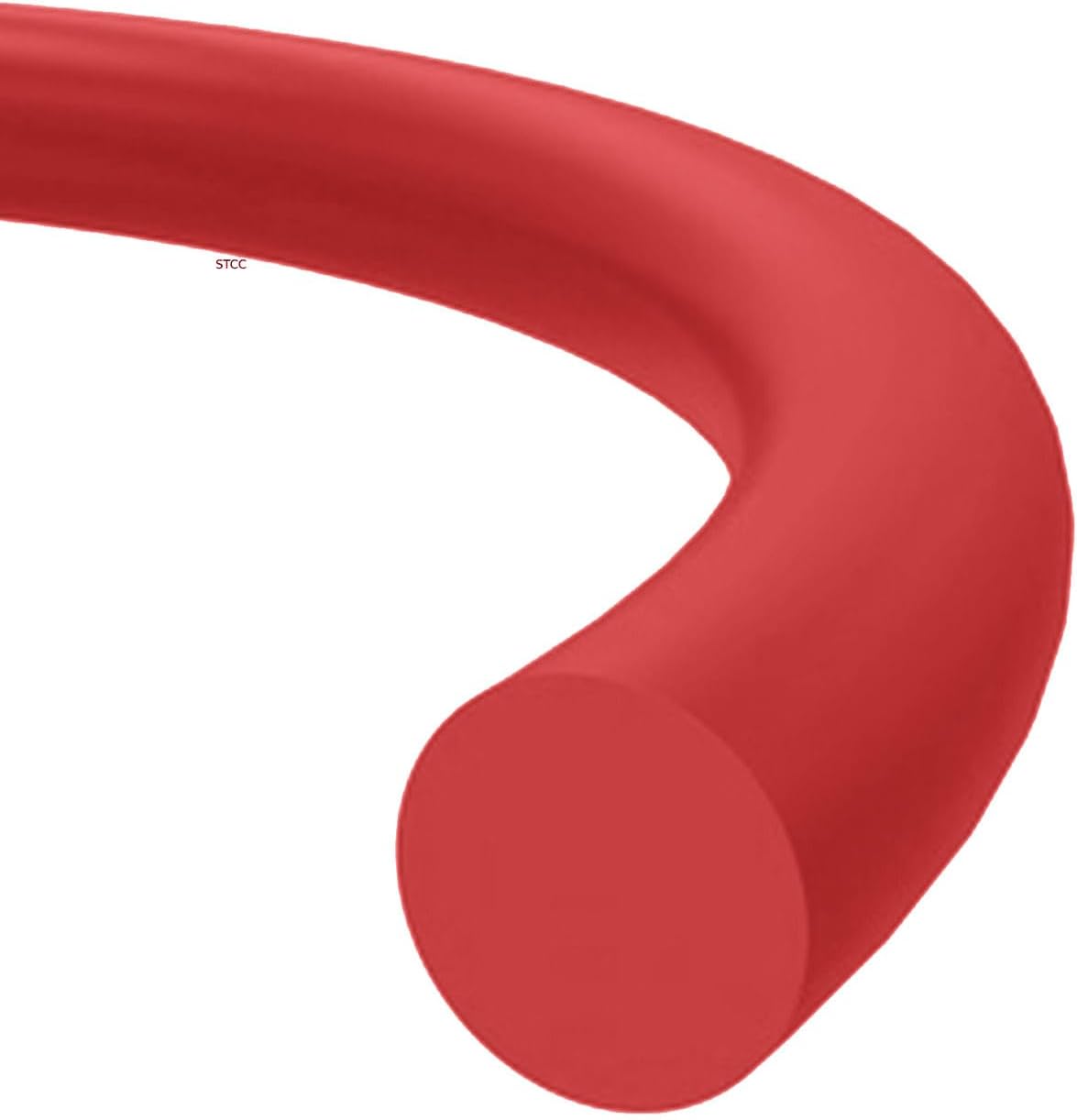 112 Silicone O-Ring, 70A Durometer, Red, 1/2" ID, 11/16" OD, 3/32" Width (Pack of 10)
