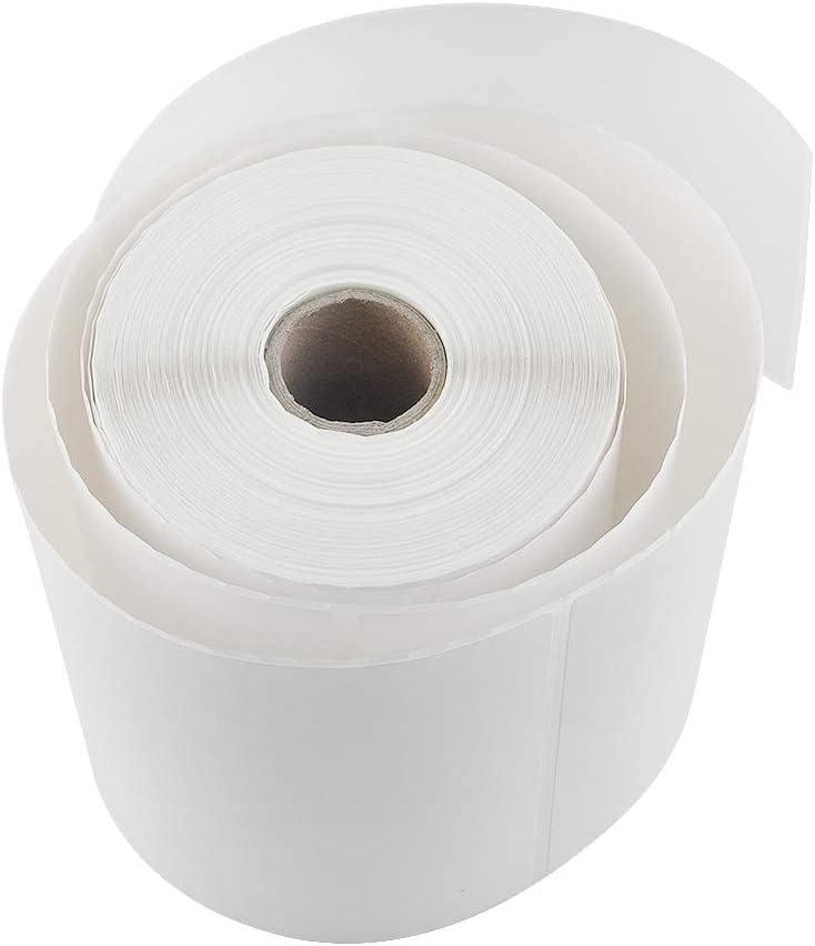 4"x 6" Direct Thermal Labels White Perforated Shipping Label, 250 Labels per Roll, 2 Rolls | 2 rolls, 250 Labels per