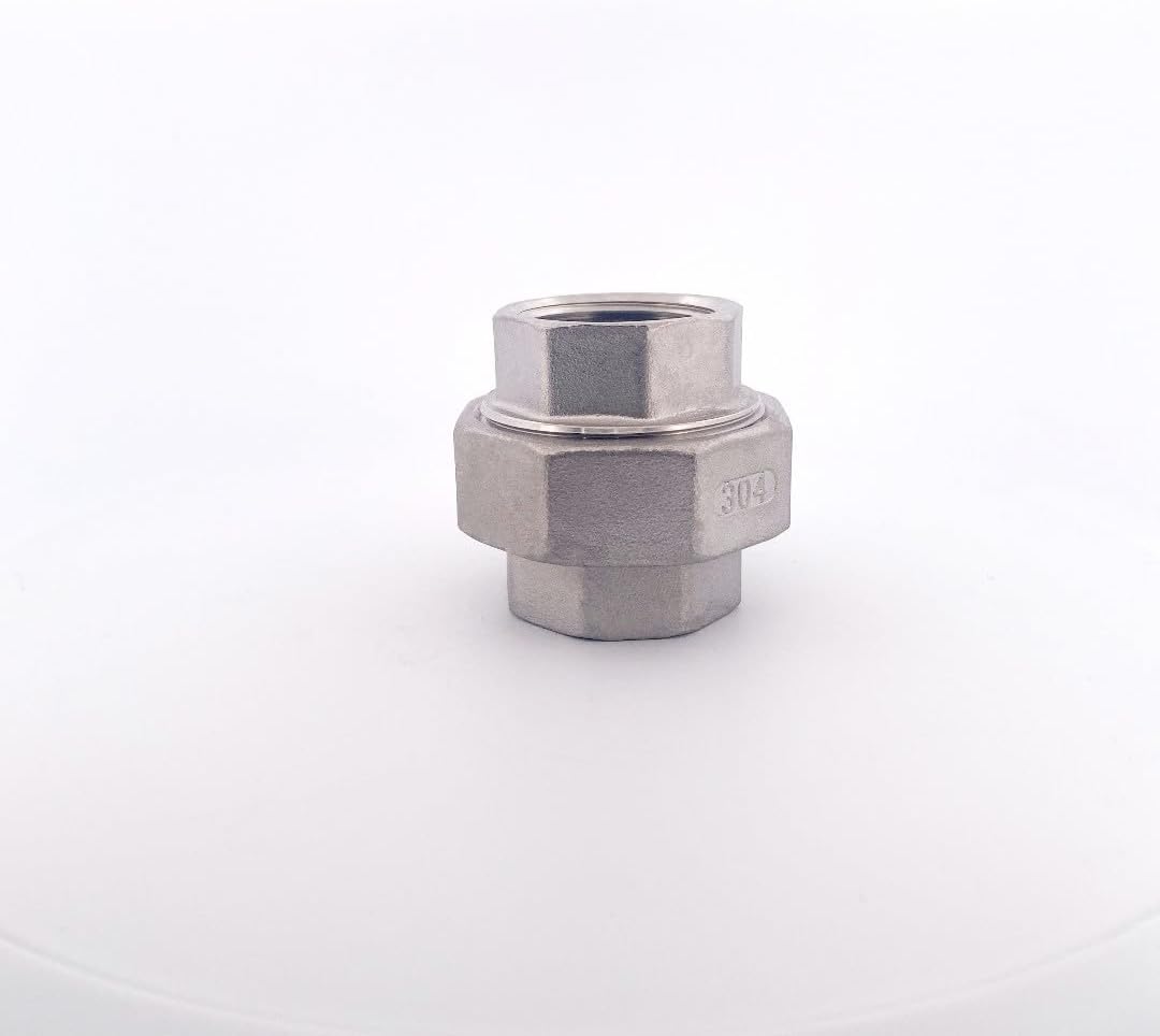 4" 316 Stainless Steel Class #150 Threaded Union FNPT x FNPT Pipe Fitting 4" inch