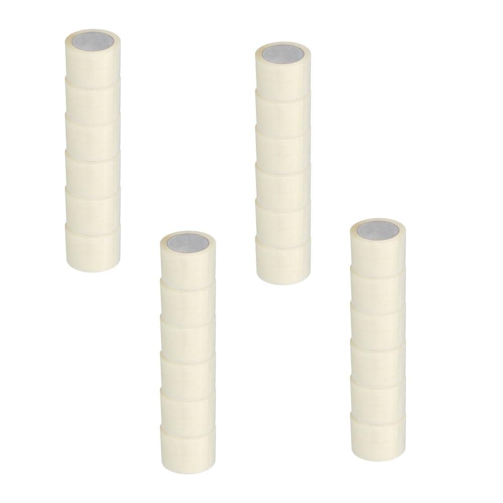 PSBM Hotmelt Packing Tape, 24 Rolls, 3.1 Mil Thick, 2.83 Inch Wide, 55 Yards Per Roll, Total 1320 Yards, Heavy Duty