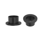 HARFINGTON 8pcs Flanged Sleeve Bearings Plastic Bushings 15.1mm Bore x 17mm OD x 12mm Length Black POM Bushings