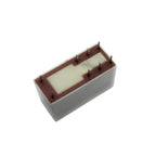 2Pcs RT424012 DPDT Relay 12VDC 8A, White