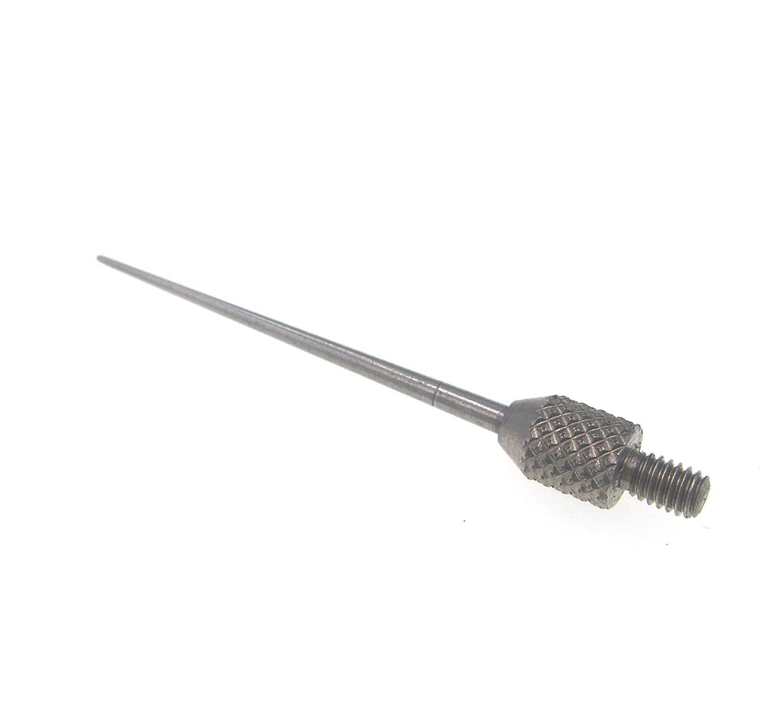 Needle Point Contact Points R0.25 Tip for Dial Digital Indicators Depth Gauge 4-48 Thread 31mm Length(L31)