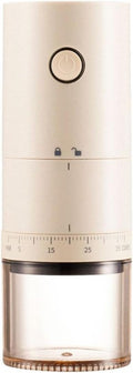 Portable Electric Burr Coffee Grinder with 38 Adjustable Grind Settings - USB Rechargeable Ceramic Core Conical Burr