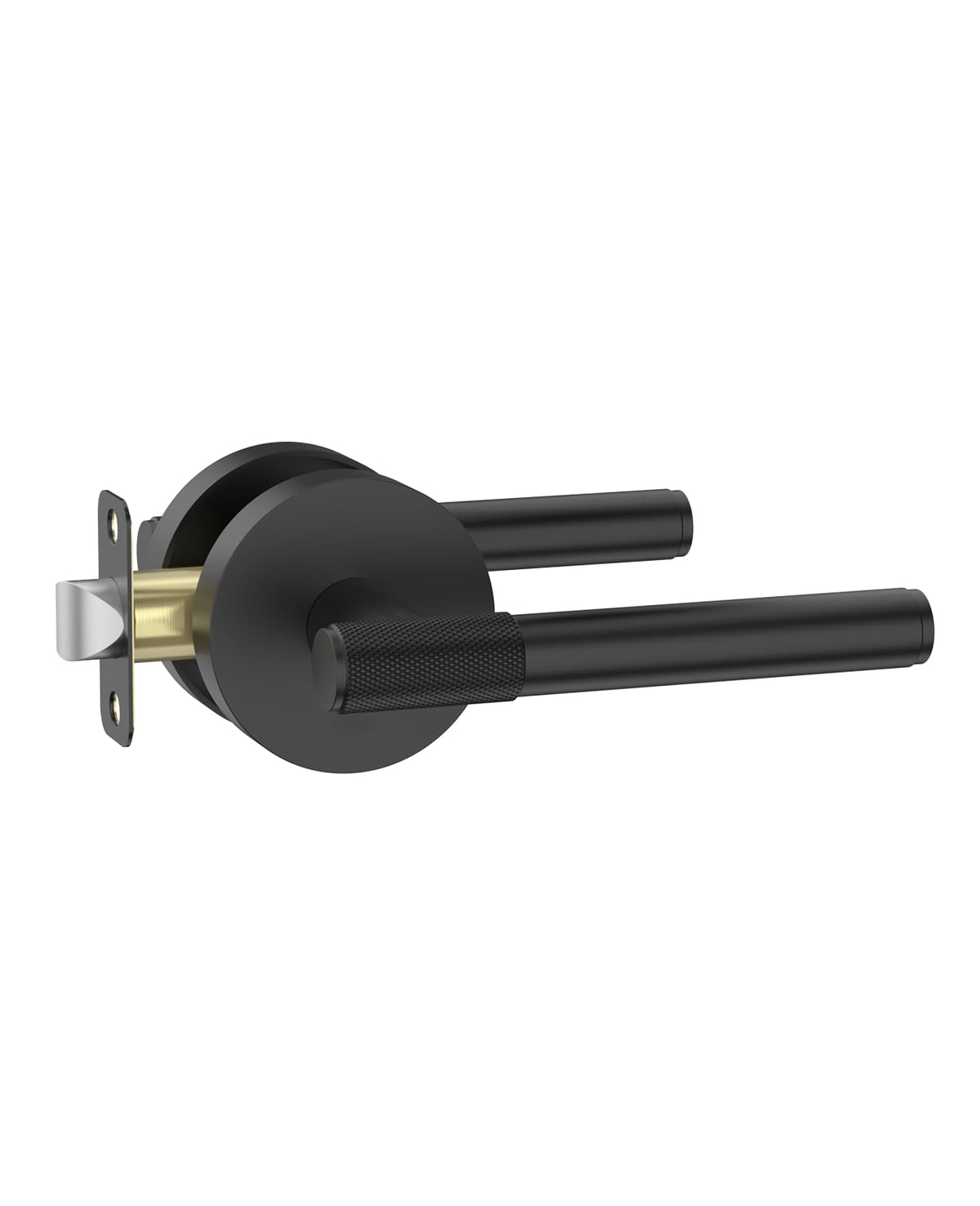 1 Pack Matte Black Passage Interior Door Handles