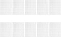 10 Sheet Reusable Shipping Ice Packs for Food, 24 Slots White