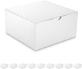 White Gift Boxes with Lids for Presents,8x8x4 Inches,10 Pack