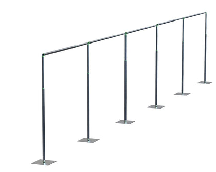Adjustable Heavy Duty Portable 10FT X 50FT Pipe and Drape Backdrop Kit Quick Set Up Easy for