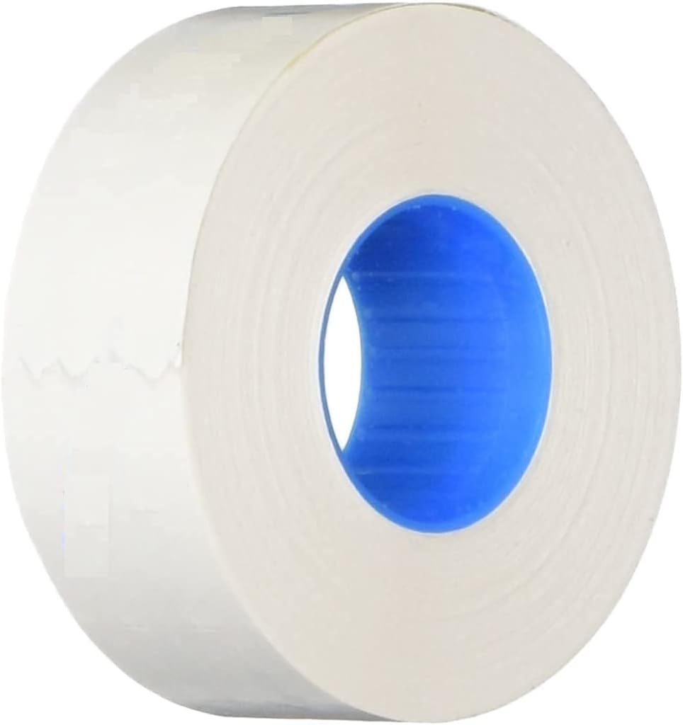 Premium 2212 Pricing Labels for Garvey and Contact 22-6 22-7 22-8 Price Gun - 9 Rolls, 11,000 Labels and Free Inker