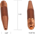 14T45 Mig Welding Contact Tips .045" Tapered 14T45 (25 Pack)