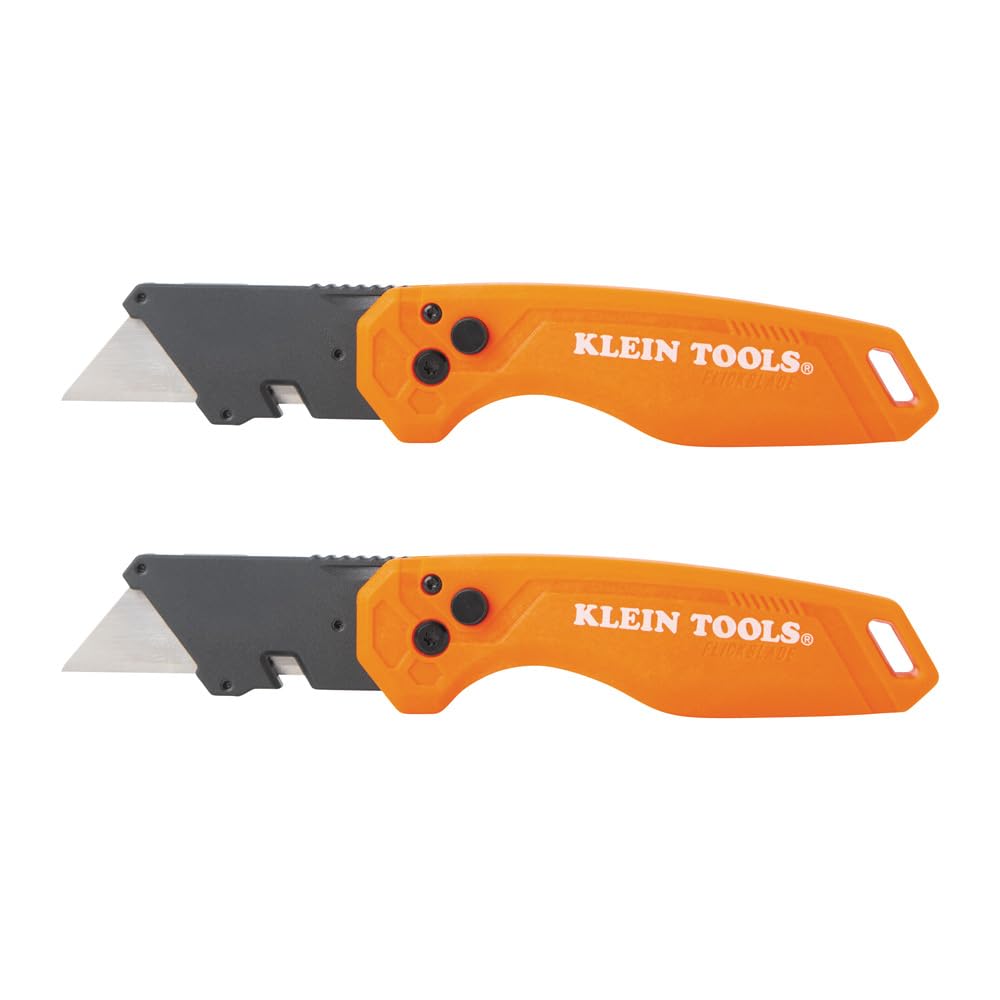 44313 Folding FLICKBLADE Utility Knife with Side Release Button, Compact, Dual Locking Positions for Versatile
