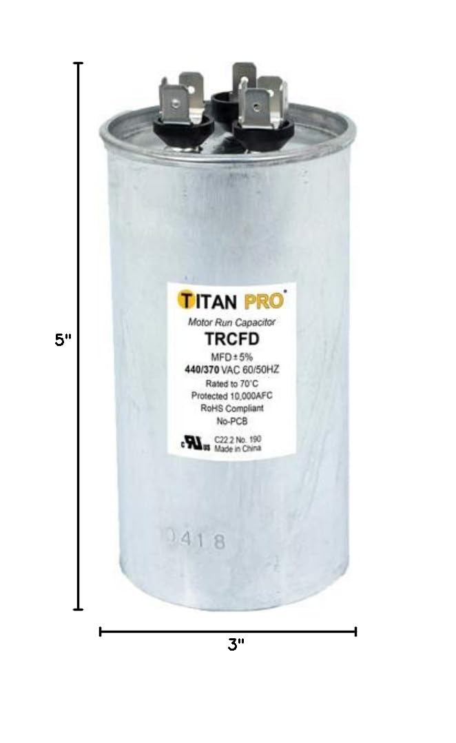 TRCFD355 - OEM Upgraded Replacement for Titan Pro Motor Run Capacitor