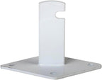 12-Pack White Gridwall Panel Mount Brackets - Essential for Gridwall, Slatgrid, or Trellis Mounting
