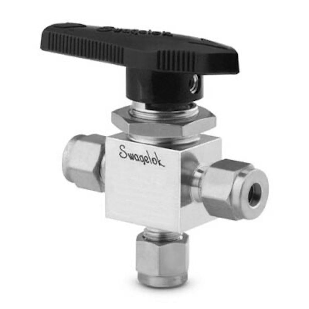 Swagelok SS-43GXS4 3-Way Ball Valve