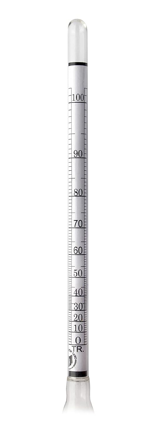 Name Hydrometer Alcohol 0-200 Proof and Tralle Hydrometer, Alcohol Proof Tester for Liquor, Distilling Moonshine