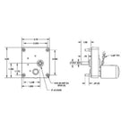 Dayton DC Gearmotor,Nameplate RPM 0.5,0.10A 52JE46-1 Each