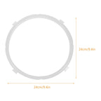 2pcs Silicone Seal Rings for Electric Pressure Cooker Lid Replacement
