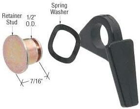 Sash Lock for Rolleze 710 Series Windows, Black Plastic
