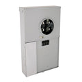 MIDWEST R281CB1ETG 200A Ringless Meter Socket Load Center • 4-Space, 8-Circuit Combo Panel with Main Breaker • Overhead/Underground Feed • Outdoor Enclosure • Surface Mount