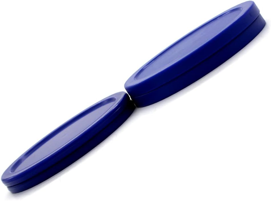 Air Hockey Pucks and Paddles,Air Hockey Pushers, Handles Paddles Replacement Accessories (4 Striker 96mm with Pads, 8