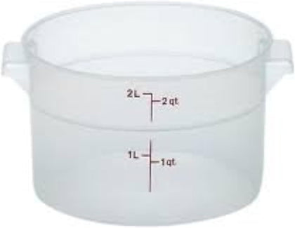 RFS2PP190 Round Storage Container 2 Qt., 6 Pack