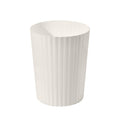 Grip Trash Can - Small Waste basketbin - 2 Gallon- for Office,Home,Bathroom,Kitchen - Beige