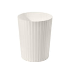 Grip Trash Can - Small Waste basketbin - 2 Gallon- for Office,Home,Bathroom,Kitchen - Beige