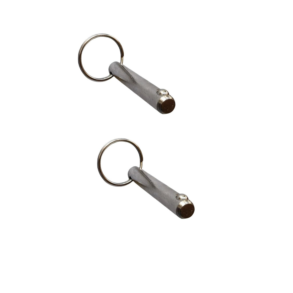 Hanfork 2Pcs Skyjack Safety Pin 100509 Skyjack Lift Part (3/8" Diameter x 2" L) Quick Release Pin for Skyjack Scissor Lifts SJIII 3215 SJIII 3219 SJIII 3220 SJIII 3226 SJIII 4620 SJIII 4626 SJIII4632