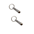 Hanfork 2Pcs Skyjack Safety Pin 100509 Skyjack Lift Part (3/8" Diameter x 2" L) Quick Release Pin for Skyjack Scissor Lifts SJIII 3215 SJIII 3219 SJIII 3220 SJIII 3226 SJIII 4620 SJIII 4626 SJIII4632