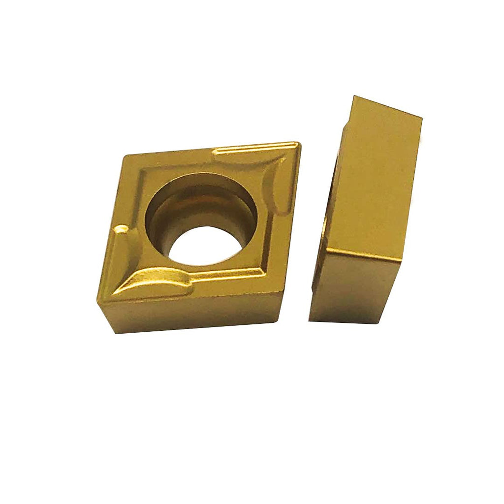 20pcs CCMT09T304/CCMT32.51 Carbide Turning Inserts,CCMT Insert Mutilayer Coated CNC Lathe Replacement Cutters Inserts for Lathe Turning Tool Holder Boring Bar