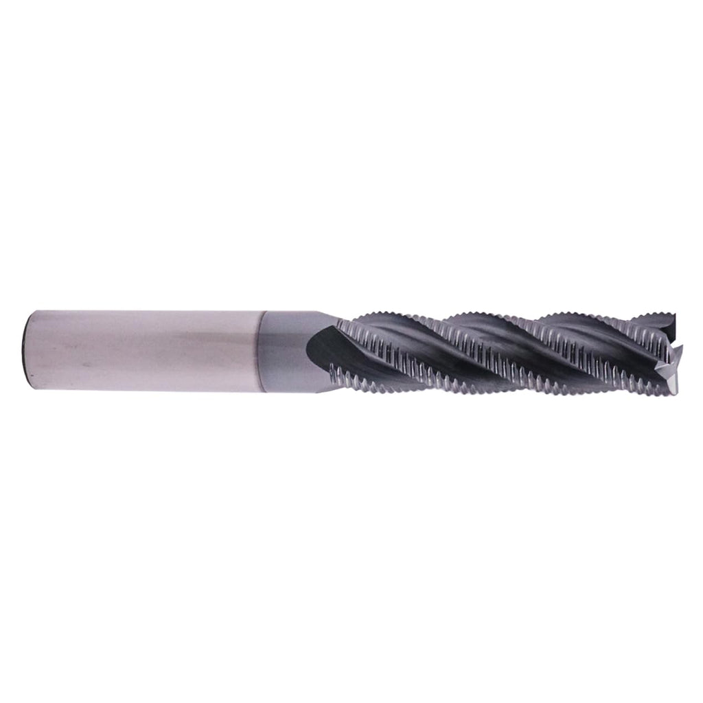 4 Flute Solid Carbide Long Roughing End Mill(1Pc, 1/2"), ALCrSiN Coated