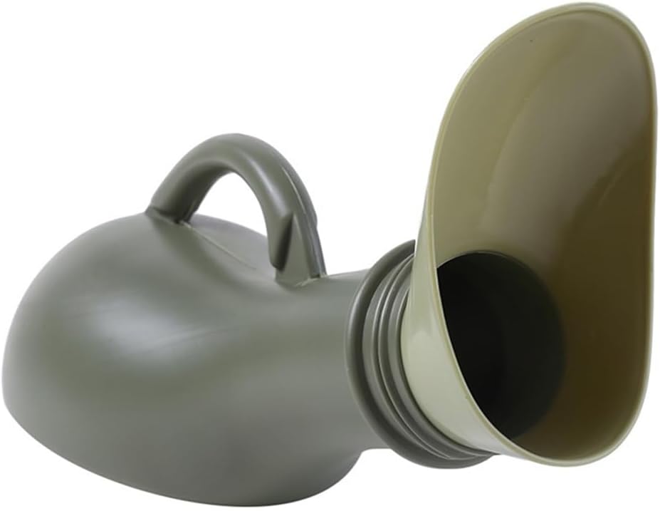 Unisex Portable Urine Bottle Urinal for Men and Women with a Lid and Funnel Mobile Toilet Plastic Pee for Camping