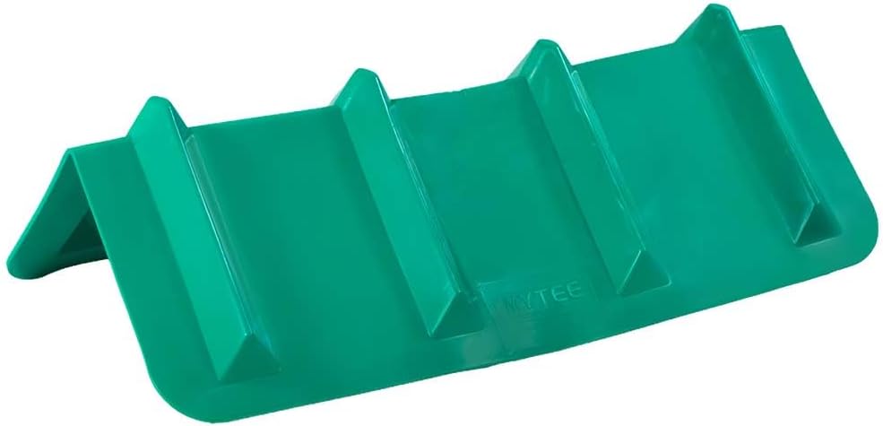 8"x8"x24" Green Flatbed Corner Protector - V Shaped Edge Guard for Tie-Down Winch & Ratchet Straps - Plastic Corner