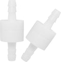 Luomorgo 1/4" Inline Check Valve, One-Way Non-Return Air Check Valve, 2 Pcs