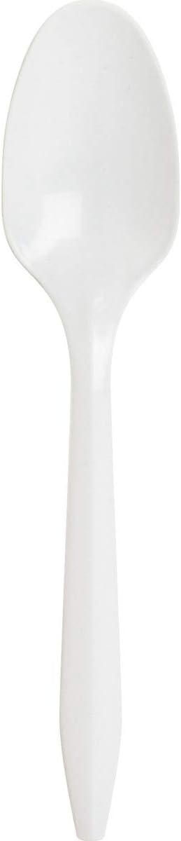 GJO20002 Polypropylene Medium-Weight Spoon, White (Pack of 1,000)