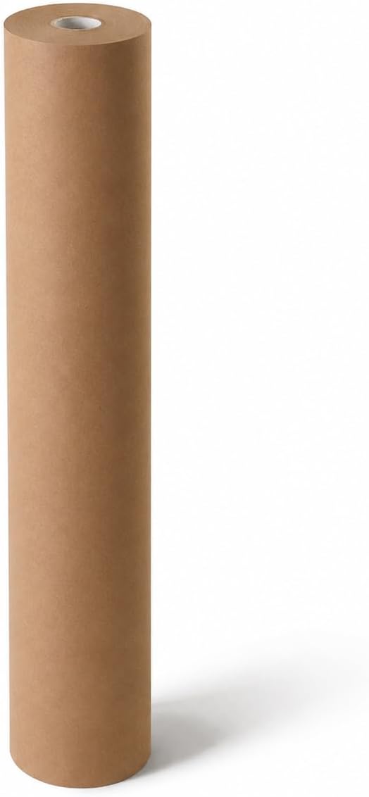 48" x 1,200' Natural Kraft Void Fill Packing Paper Roll
