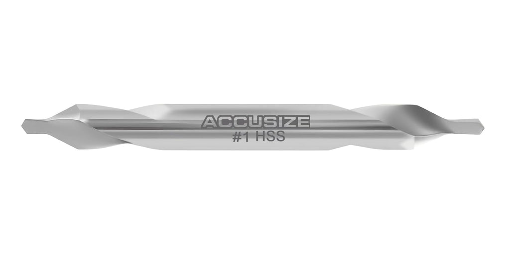 Accusize #1 HSS Center Drill, 0530-0100x10