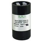 189-227 uF MFD CD60 Start Capacitor 110-125V AC Round | 50/60 Hz U.S.A. Motor Start Capacitor for HVAC, Compressor, Pump
