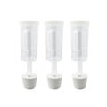 3 Piece Airlock for Fermentation Hydrolocks for Fermenting Wine and Beer with Drilled Rubber Stopper Durable Carboy