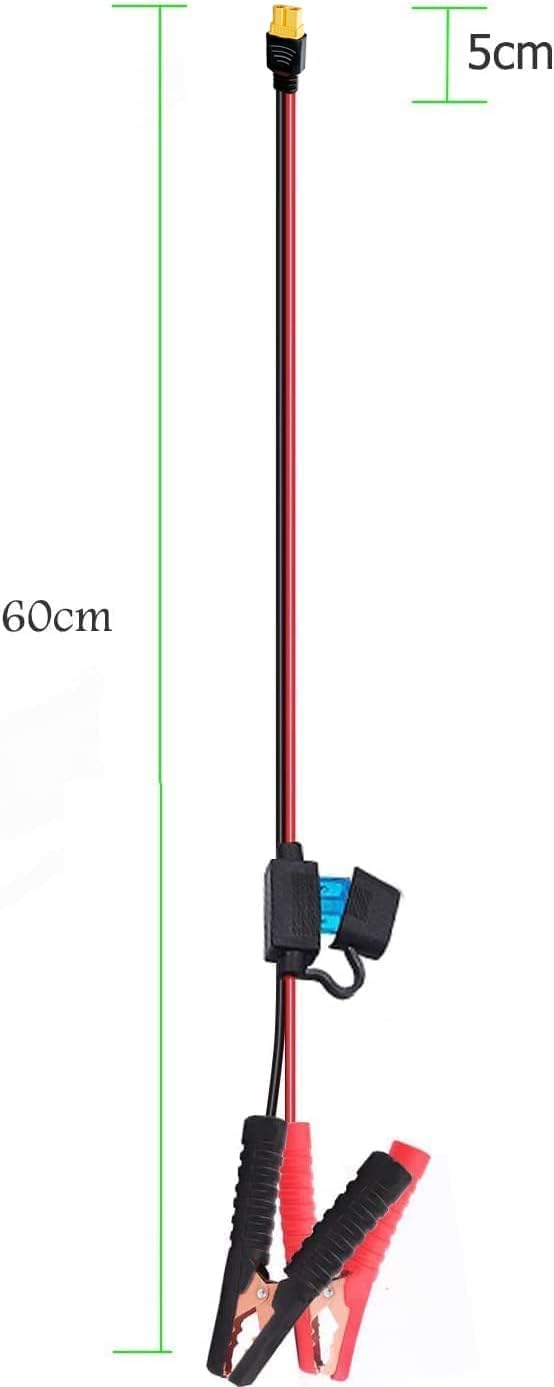 10AWG Alligator Clips,XT60 Quick Release Adapter to Alligator Clips.