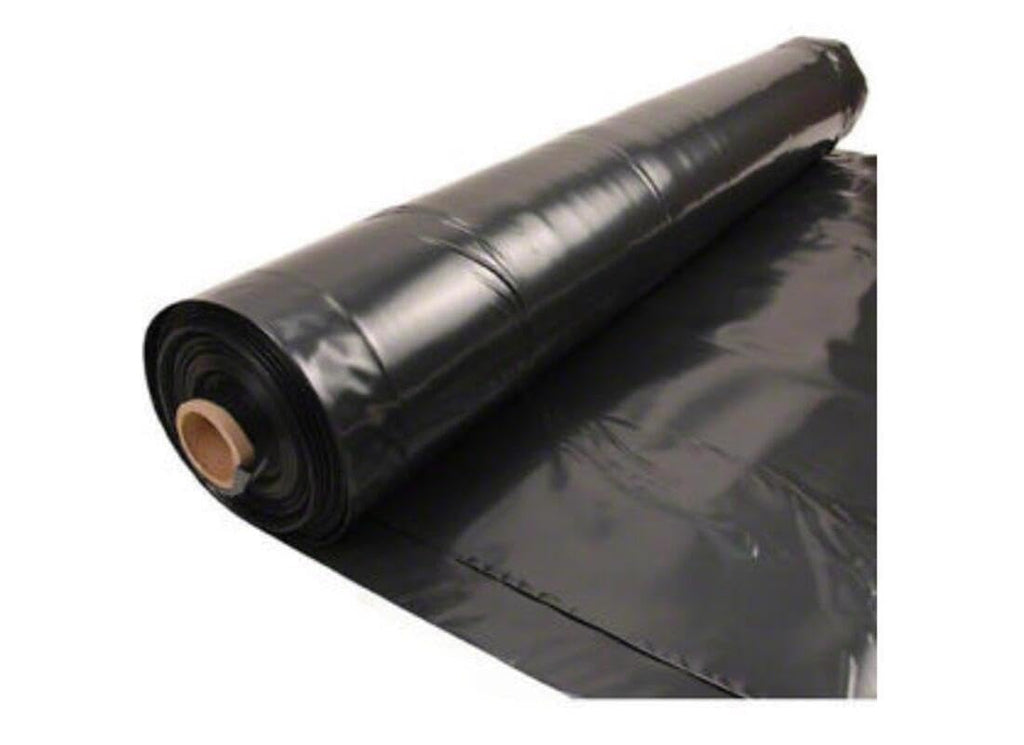 626054 6 MIL 16 X 100 FT. Film POLYETHYLENE SHEETING - Black
